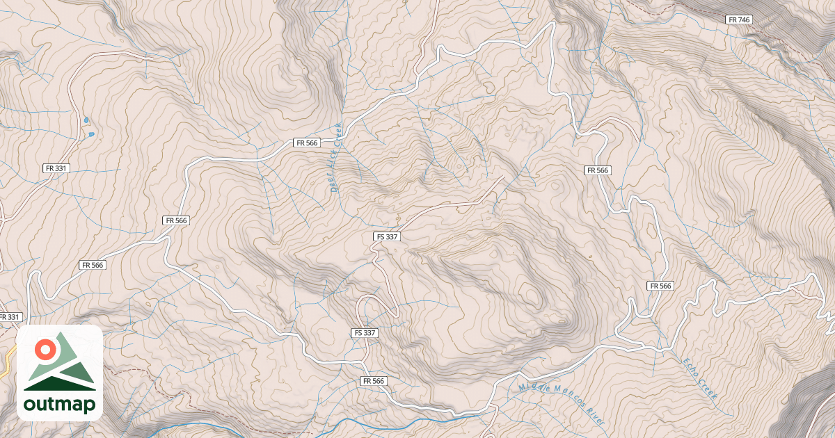 Map of ECHO BASIN