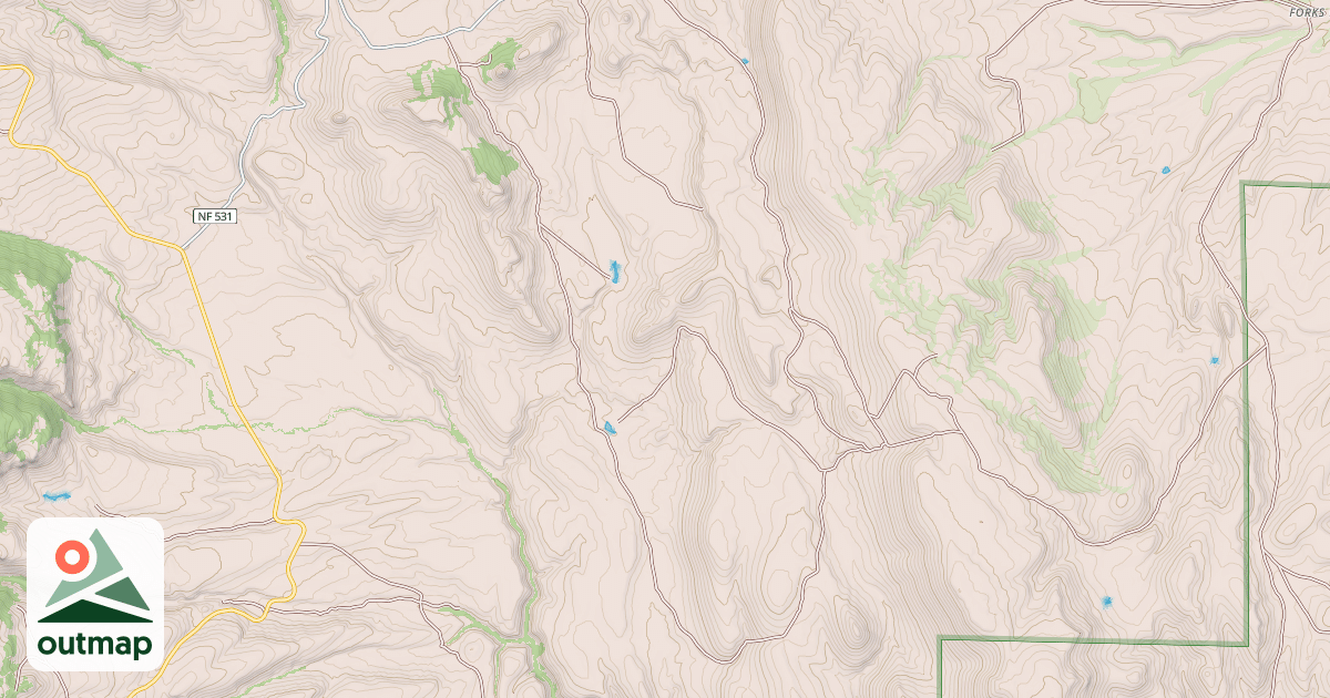 Map of LONG VALLEY