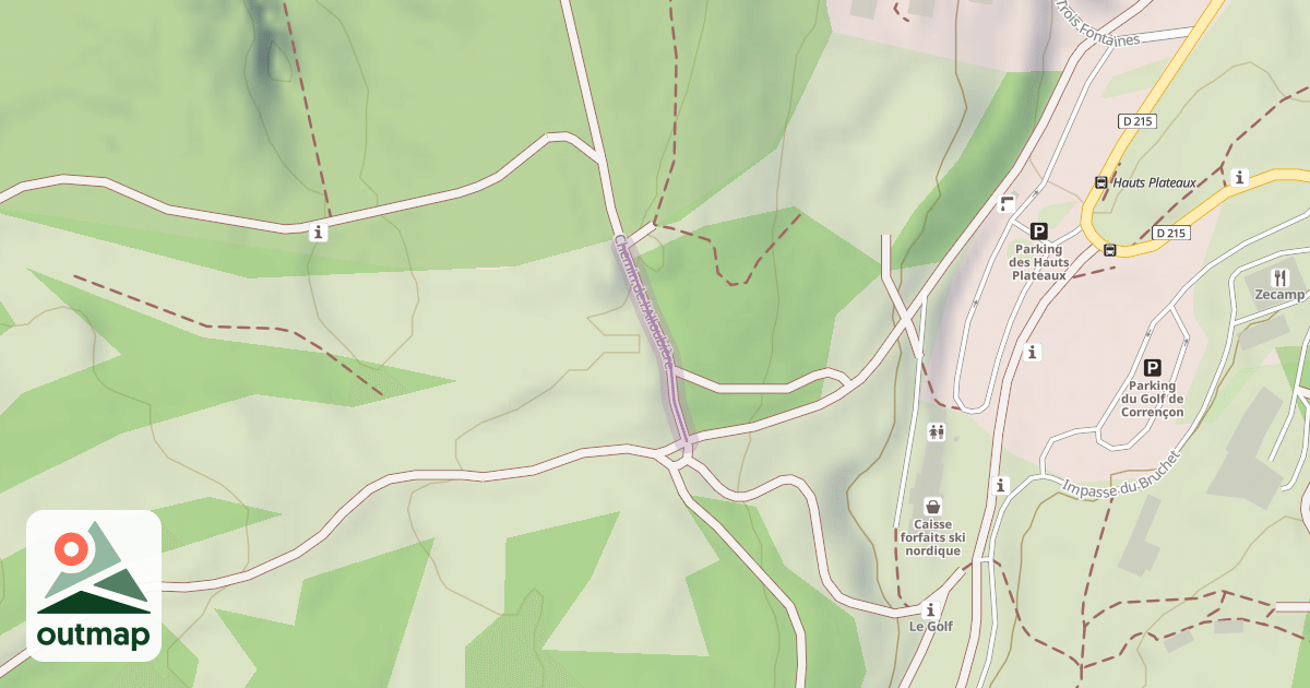Map of Chemin de l'Alloubière
