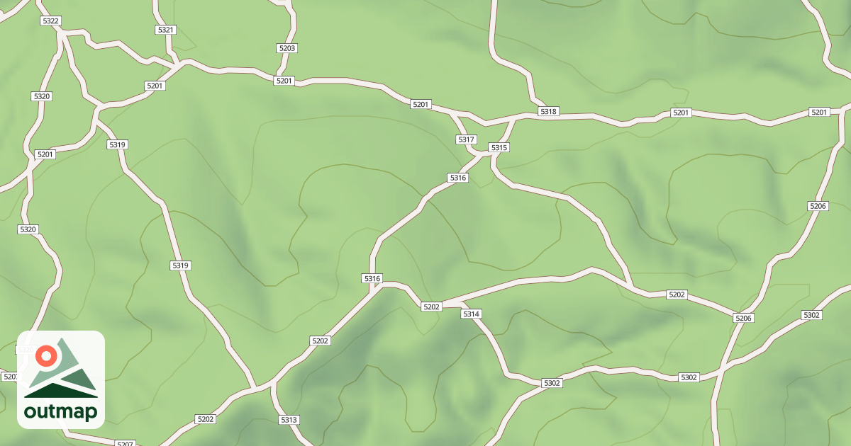 Map of USFS Motor Vehicle Use Map Trails 19367