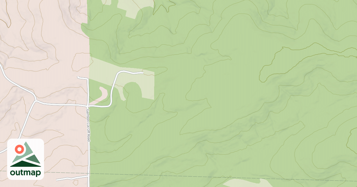 Map of POAGUE RIDGE