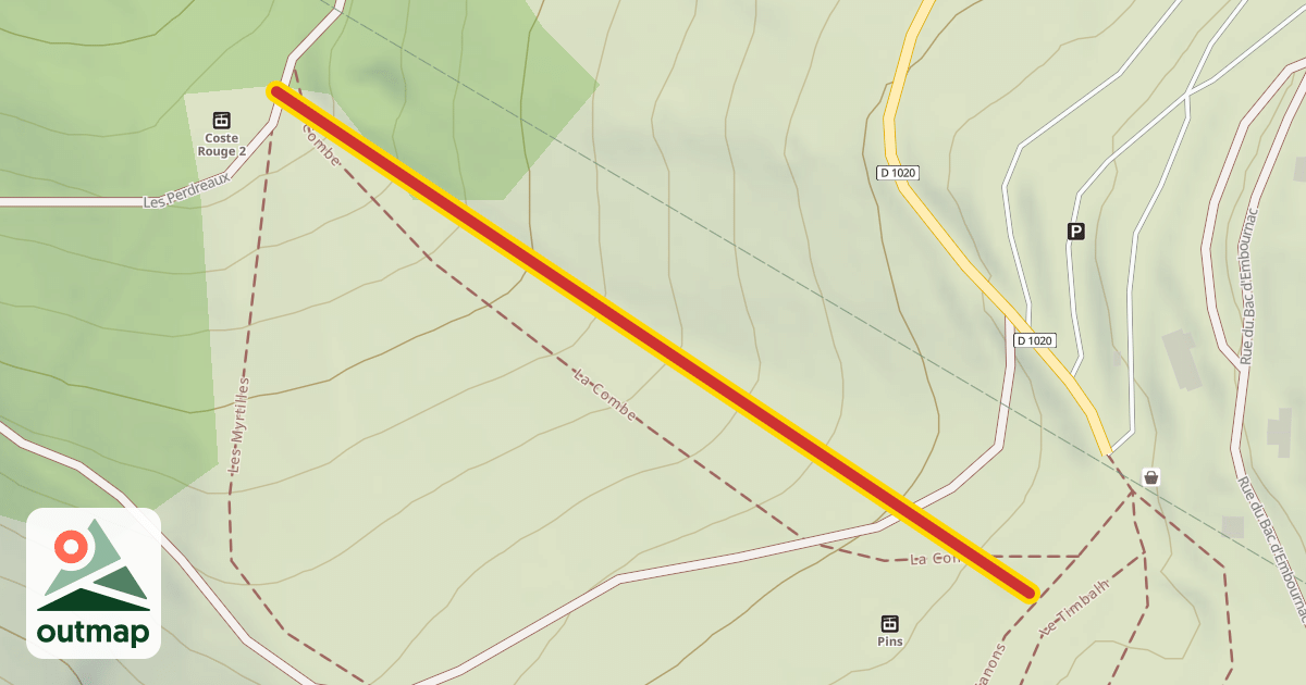 Map of Combe