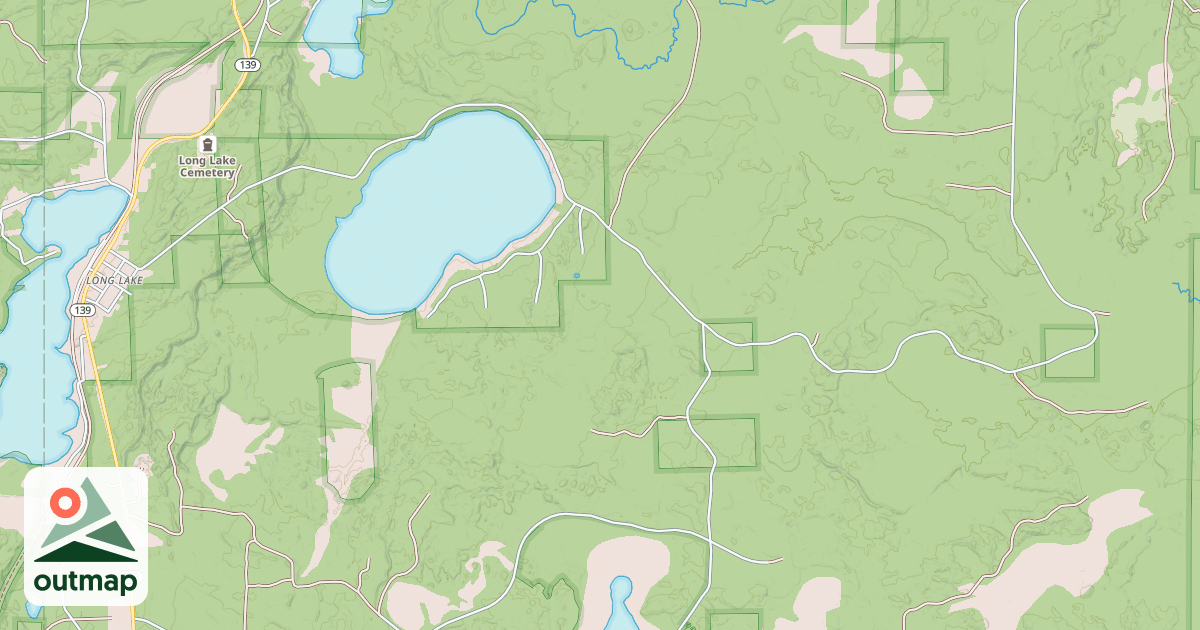 Map of Florence County Snowmobile