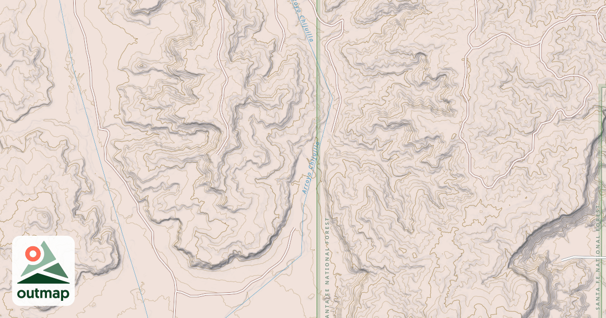 Map of USFS Motor Vehicle Use Map Roads {12EEFCFF-A4A5-4CF0-A0B0-32E086B7A783}