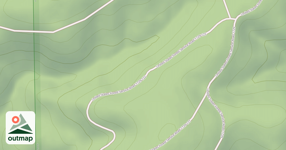Map of USFS Motor Vehicle Use Map Roads {2098E79D-6A33-40C8-85DD-F81D91F018D9}