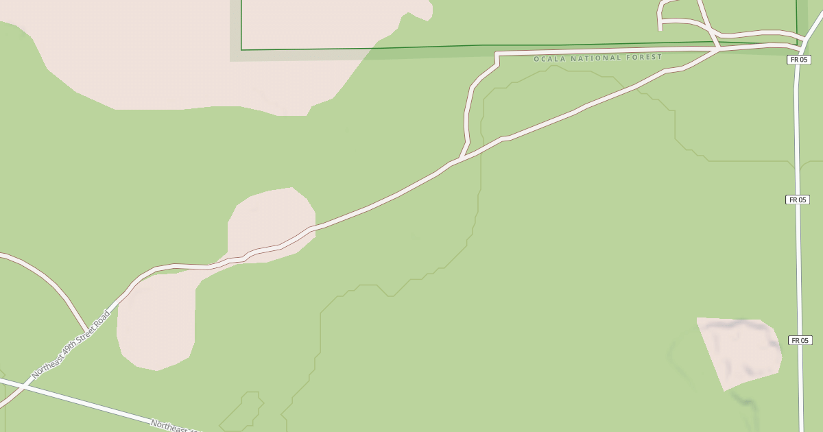 Map preview of USFS Motor Vehicle Use Map Roads {13B3C713-7B46-41B7-A3CC-670C1C271F24}