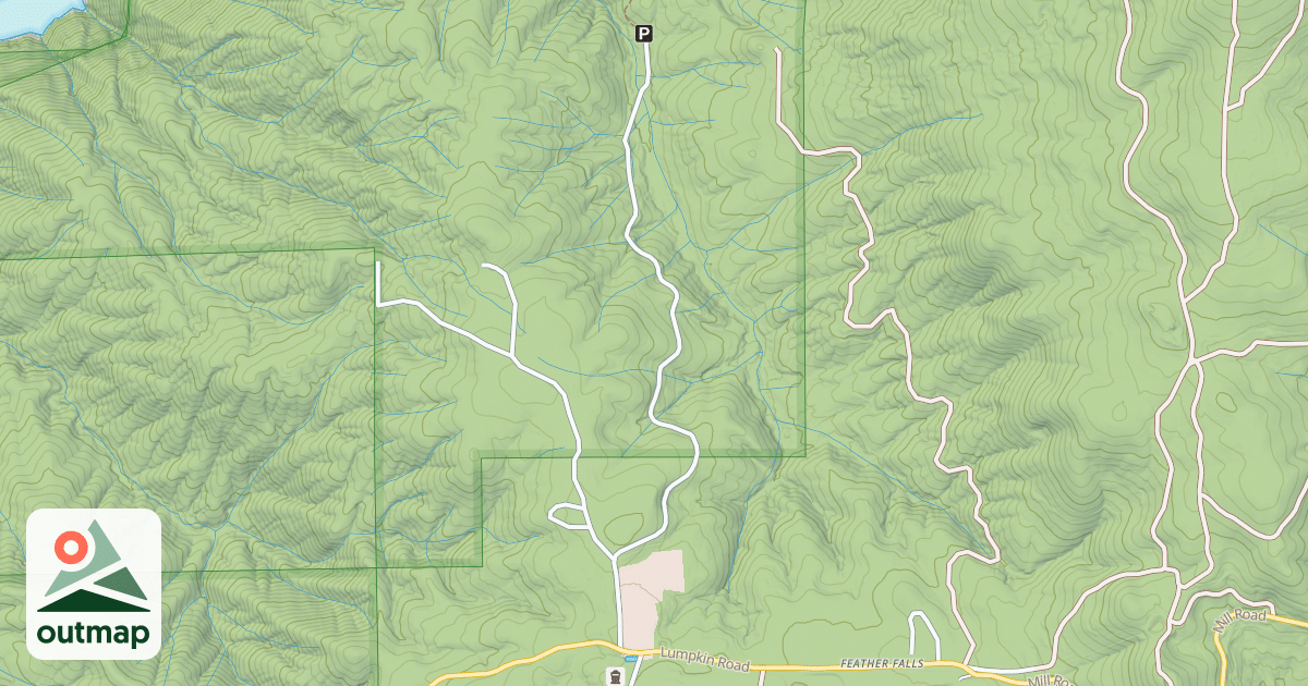 Map of FEATHER FALLS