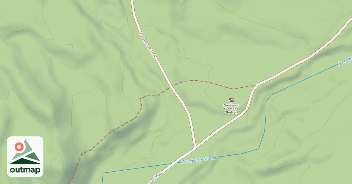 Map of Appalachian National Scenic Trail