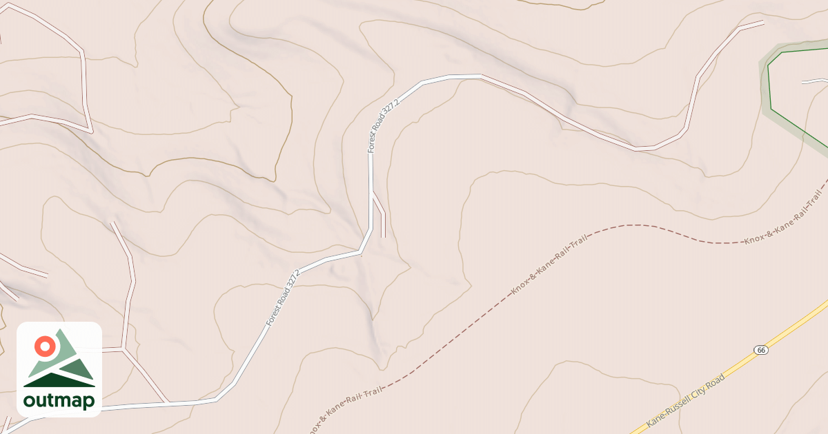 Map of COON RUN -2