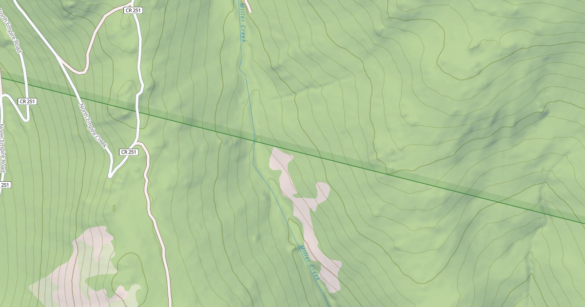 Map preview of Miller Creek Trail