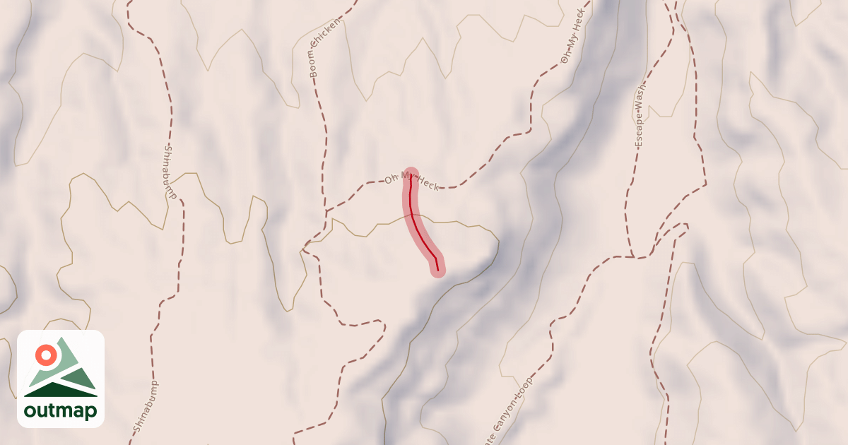 Map of Pit Bull Trail