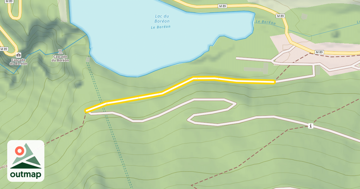 Map of Sentier Valléen de la Vésubie