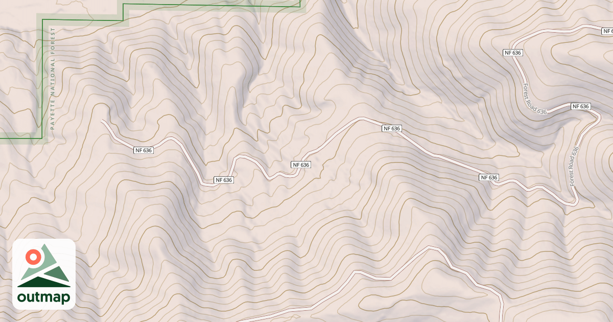 Map of CUPRUM SLOPE