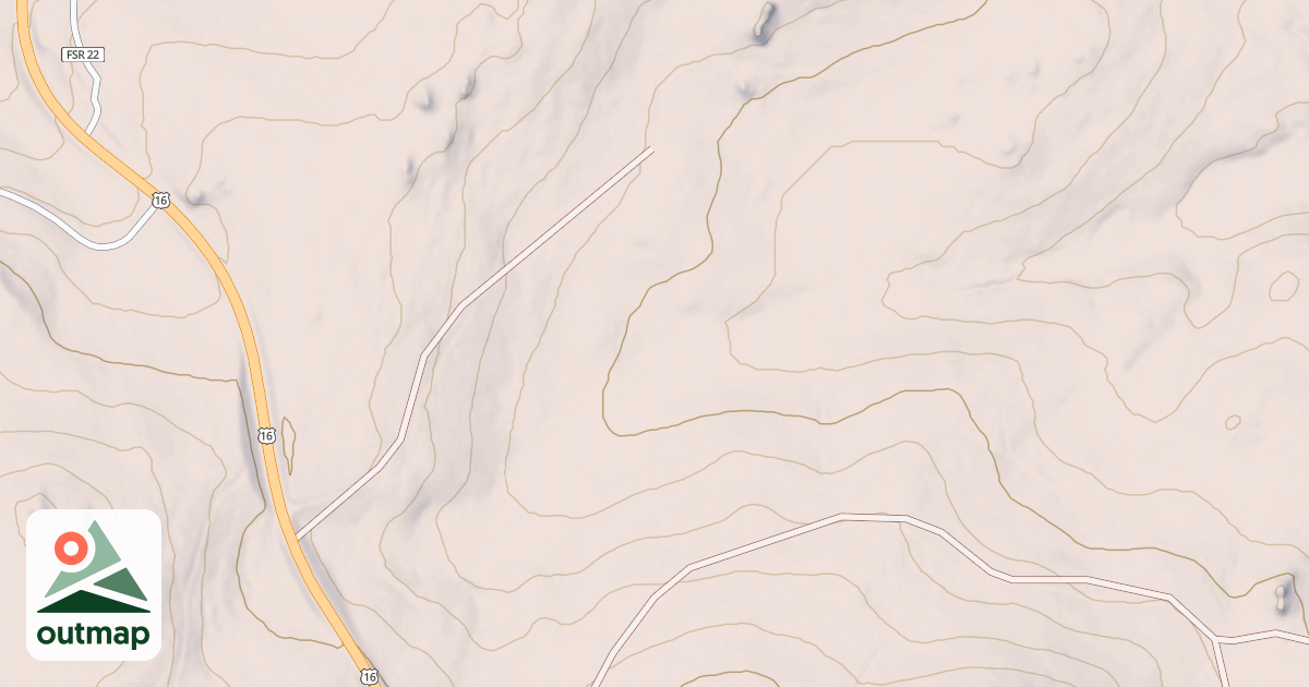 Map of Little North Crazy