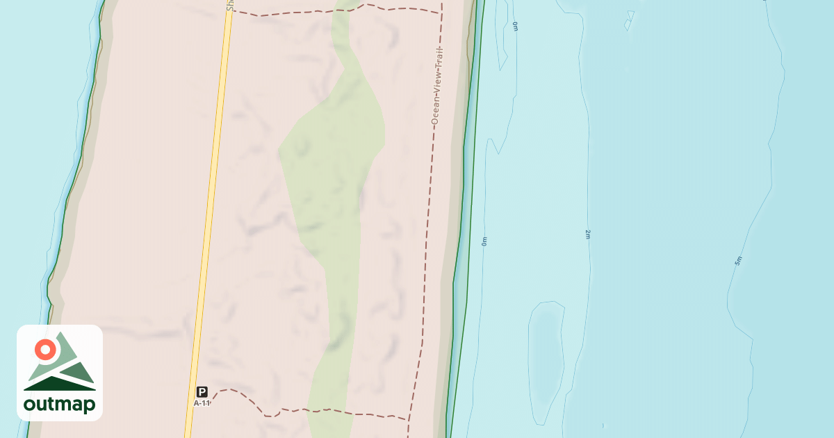Map of Ocean View Trail