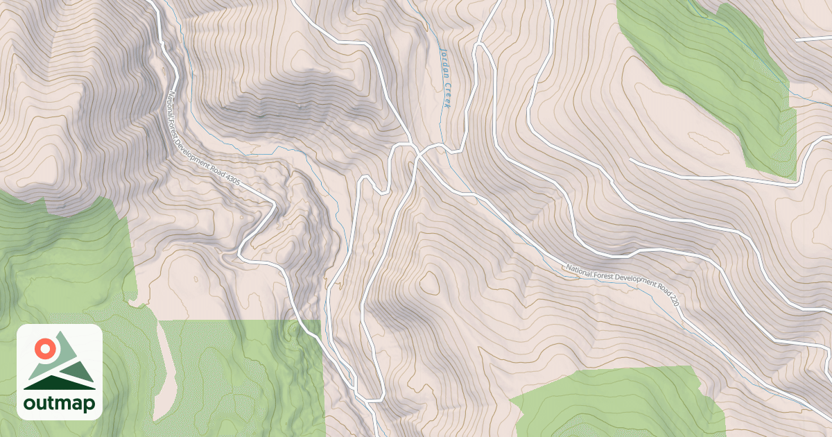 Map of USFS National Forest System Roads {2DBBC06F-ECE1-40D3-AA3A-B0ABED221A7A}