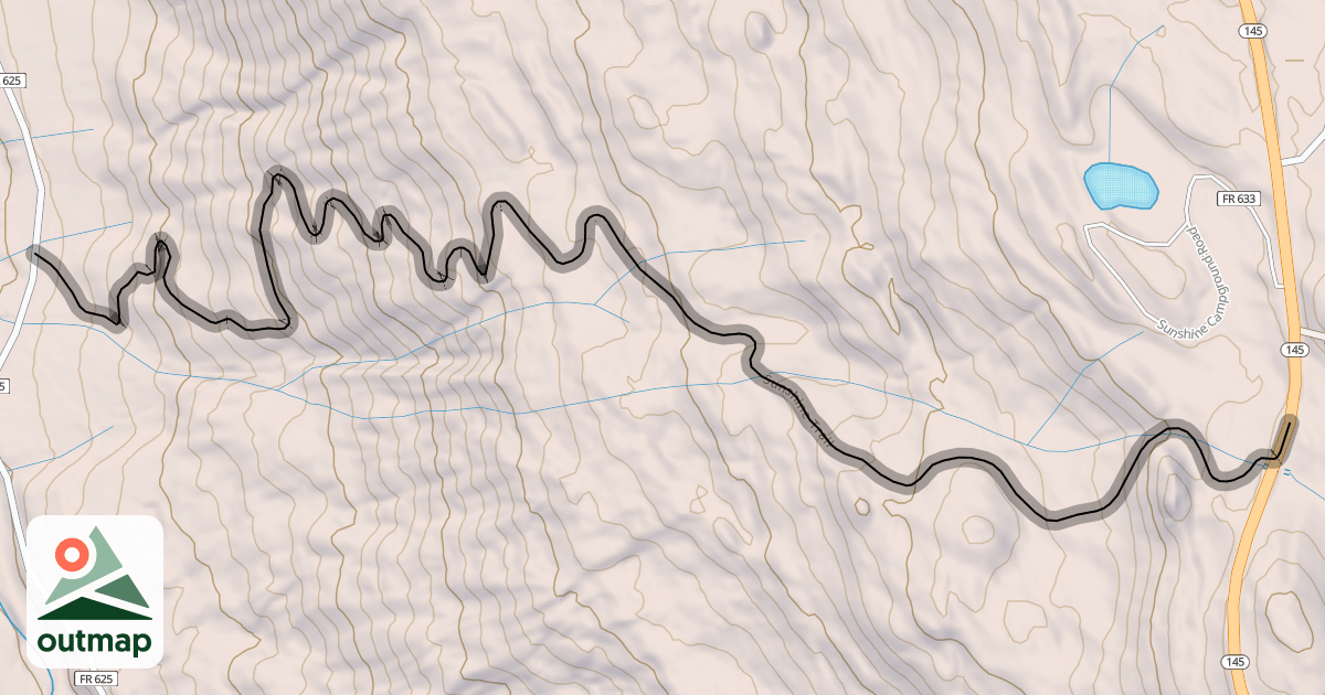 Map of Sunshine Trail