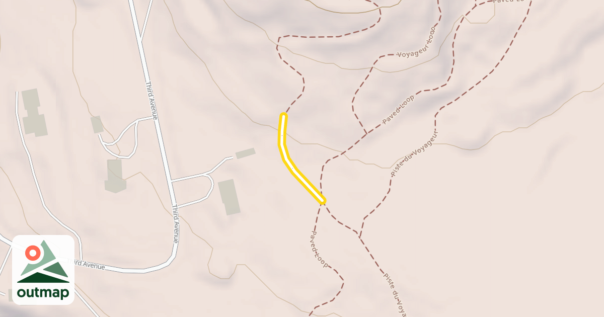 Map of Voyageur Loop