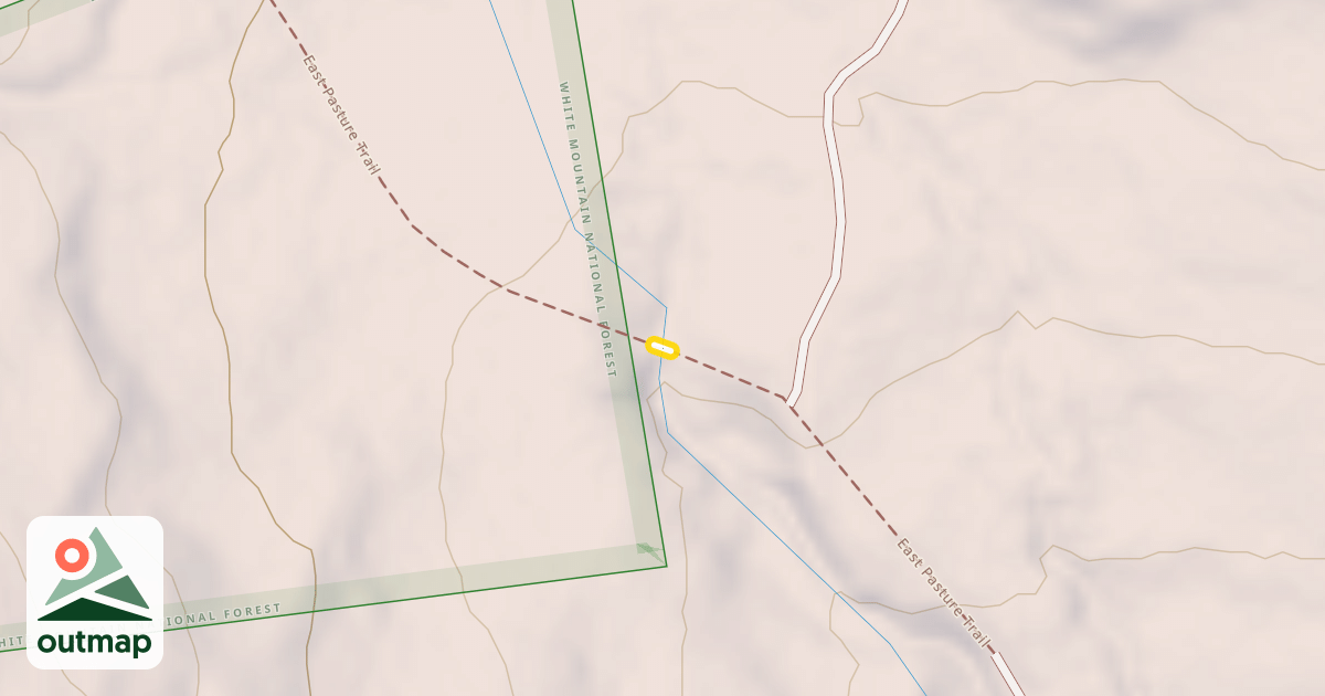 Map of East Pasture Trail