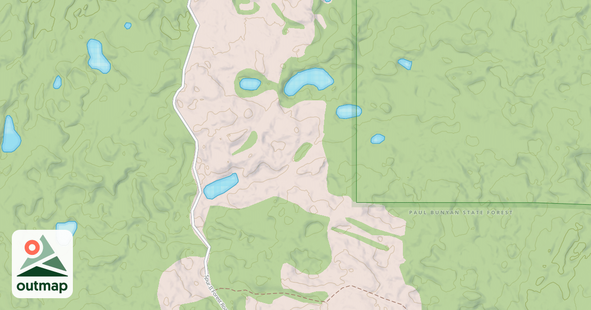Map of Martineau Recreational Trails