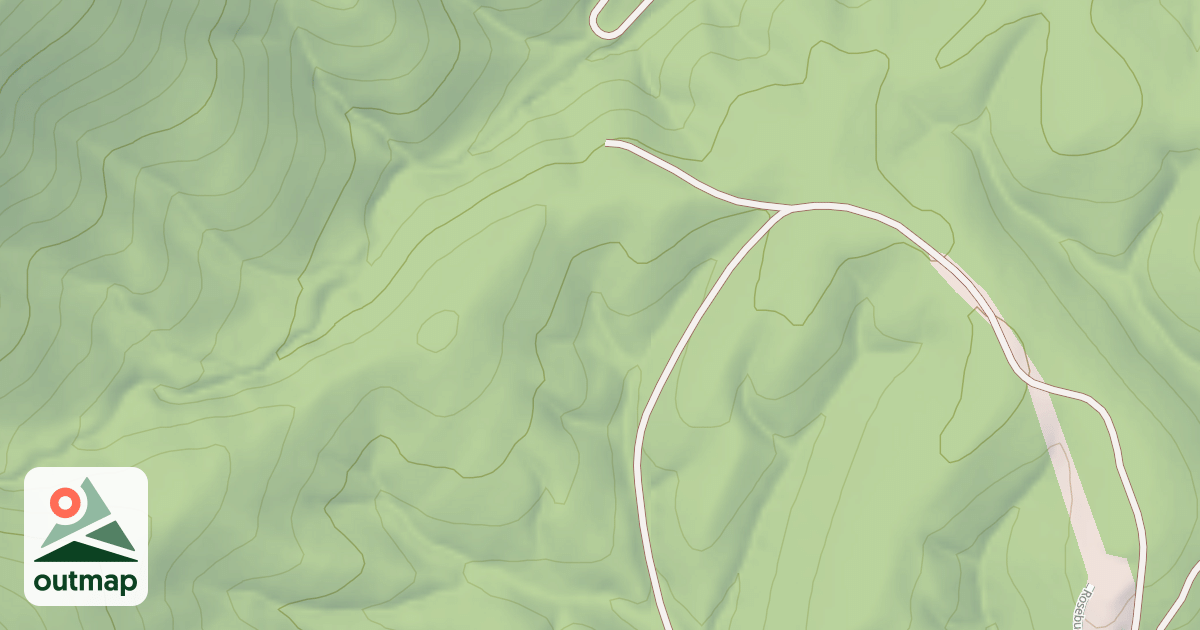 Map of CLOVERLICK BRANCH