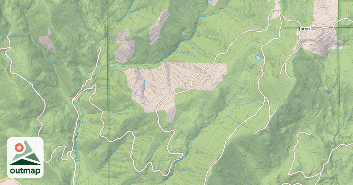 Map of LITTLE GRAYBACK