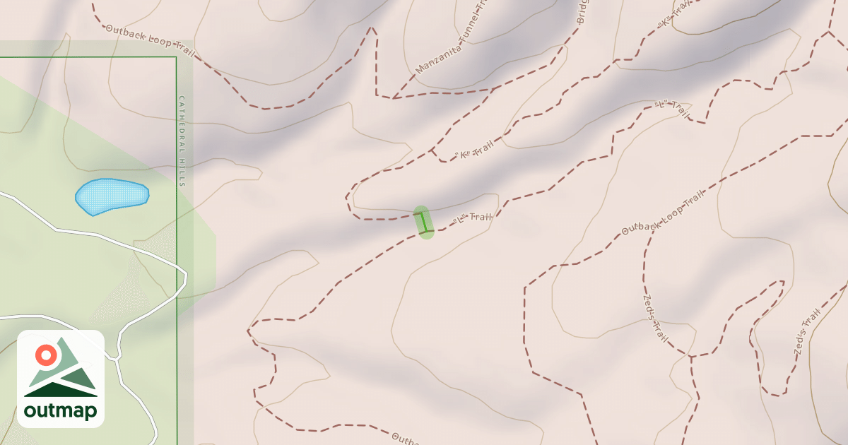 Map of Outback Loop Trail