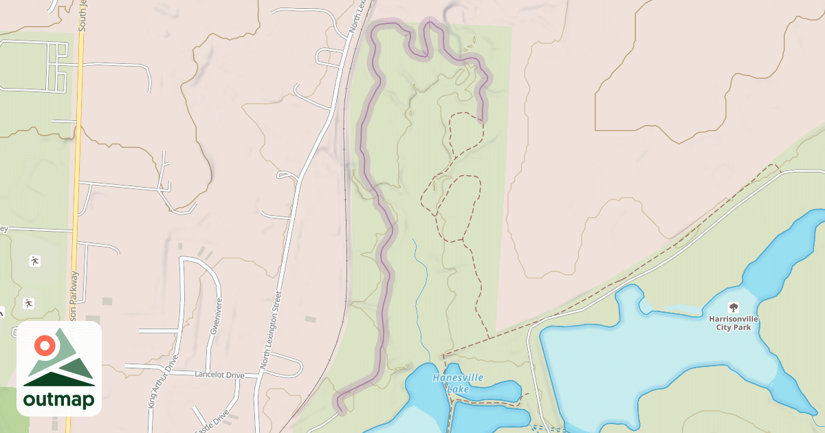 Map of Omega Trail