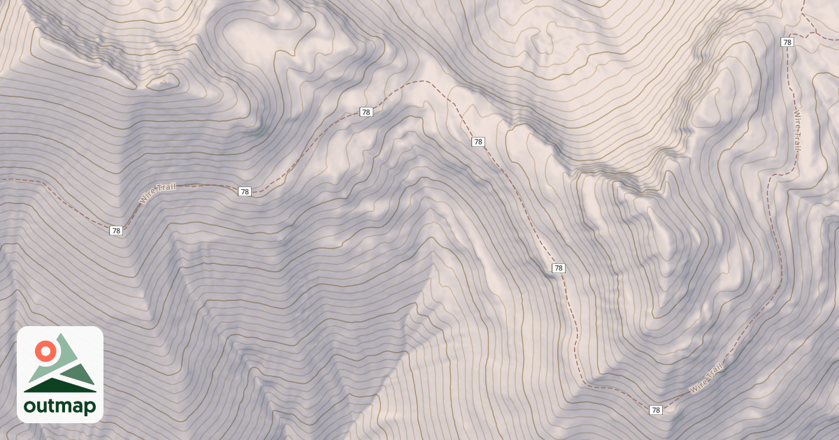 Map of Wire Trail