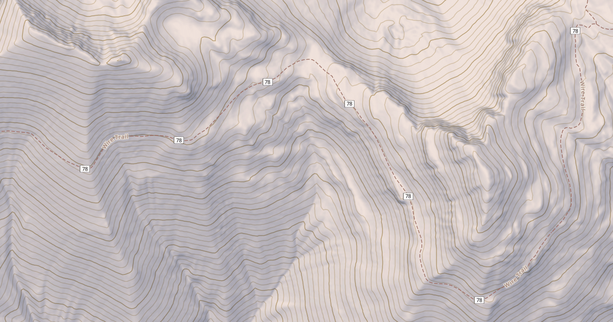 Map preview of Wire Trail