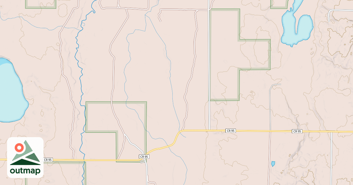 Map of Schoolcraft Trail