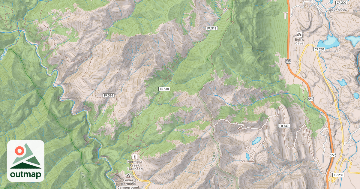 Map of JONES CREEK