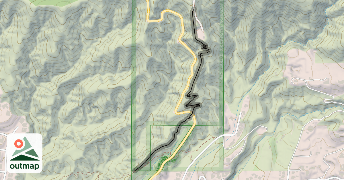 Map of Chaney Trail