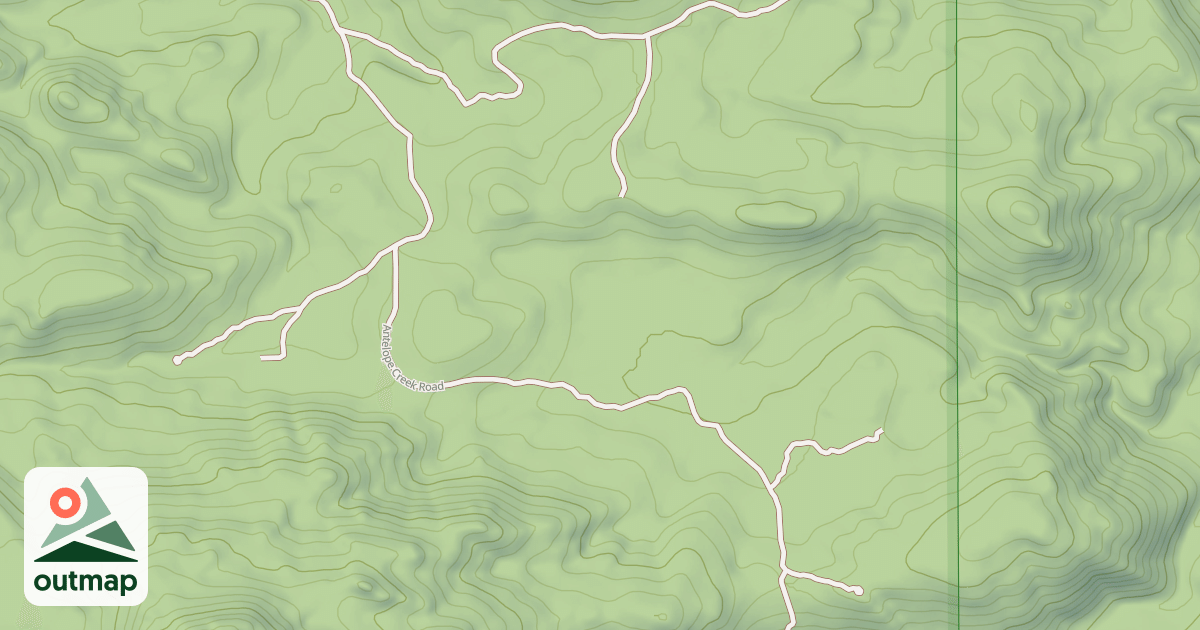 Map of ANTELOPE CREEK (OHV)