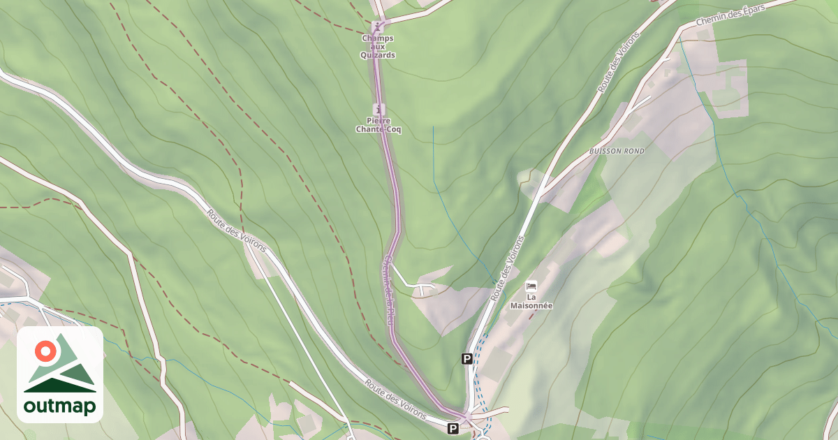 Map of Chemin de la Pleu