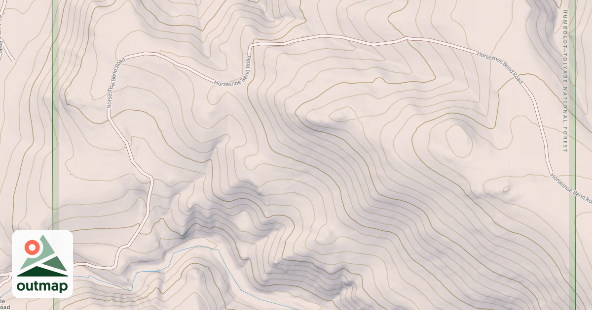 Map of SHORT ROAD SPUR B