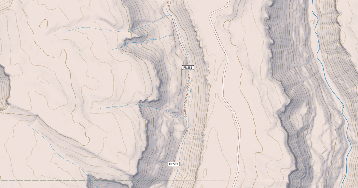 Map preview of Piedra Stock Dr