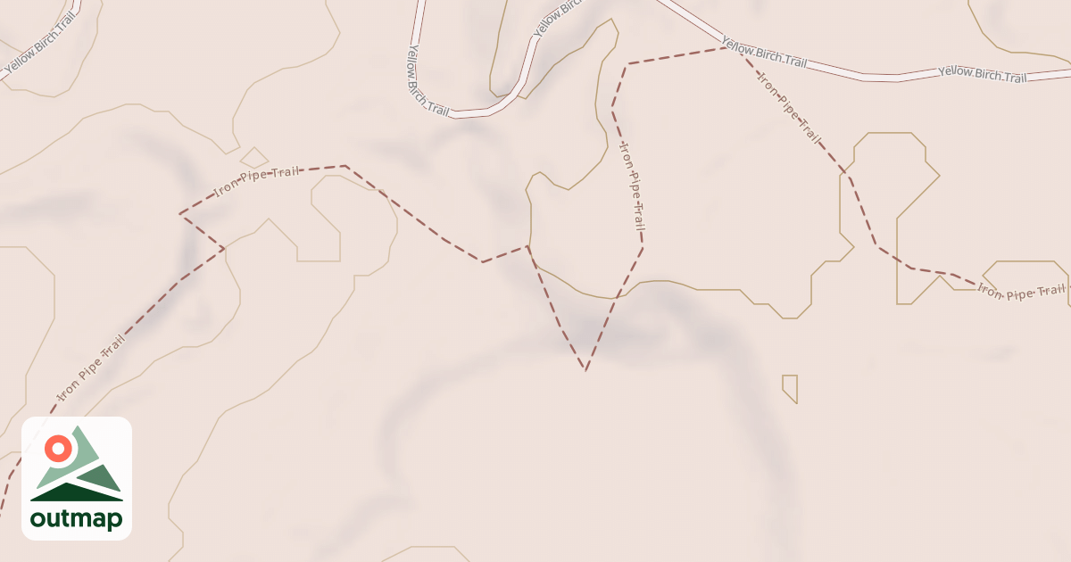 Map of Straight Arrows Trail