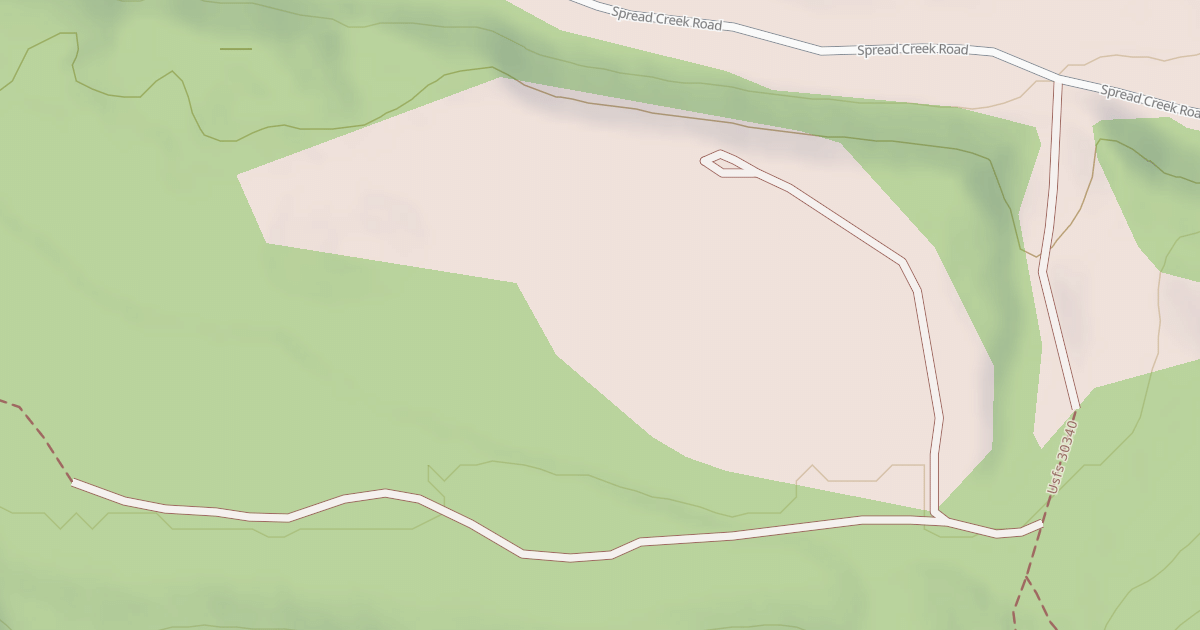 Map preview of DISPERSED CAMP SPUR