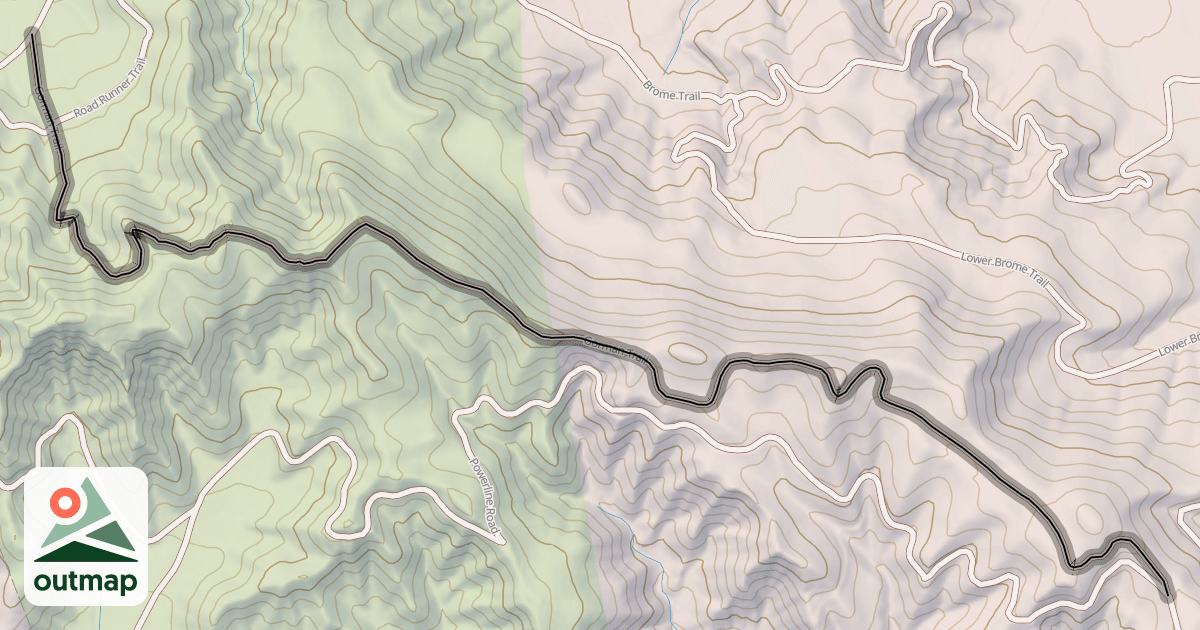 Map of Gorman Trail