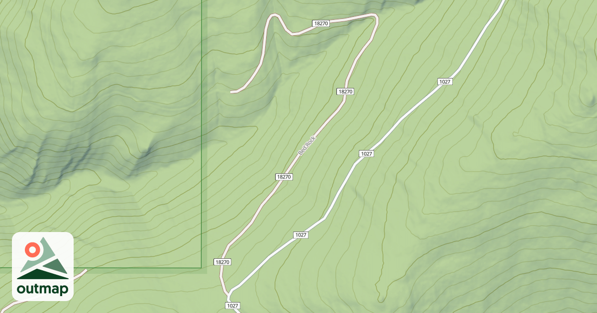 Map of BED ROCK