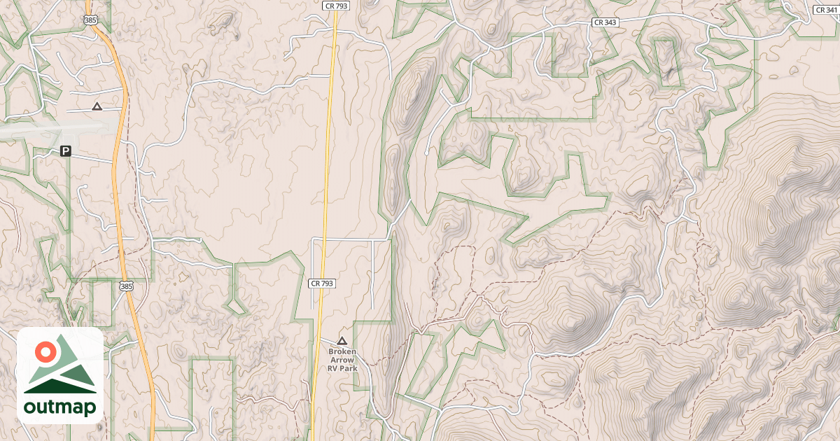 Map of HAZELRODT CUTOFF BR 1A