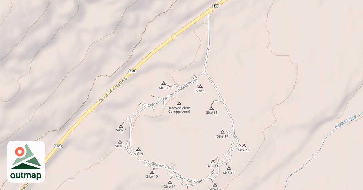 Map of BEAVER VIEW CG