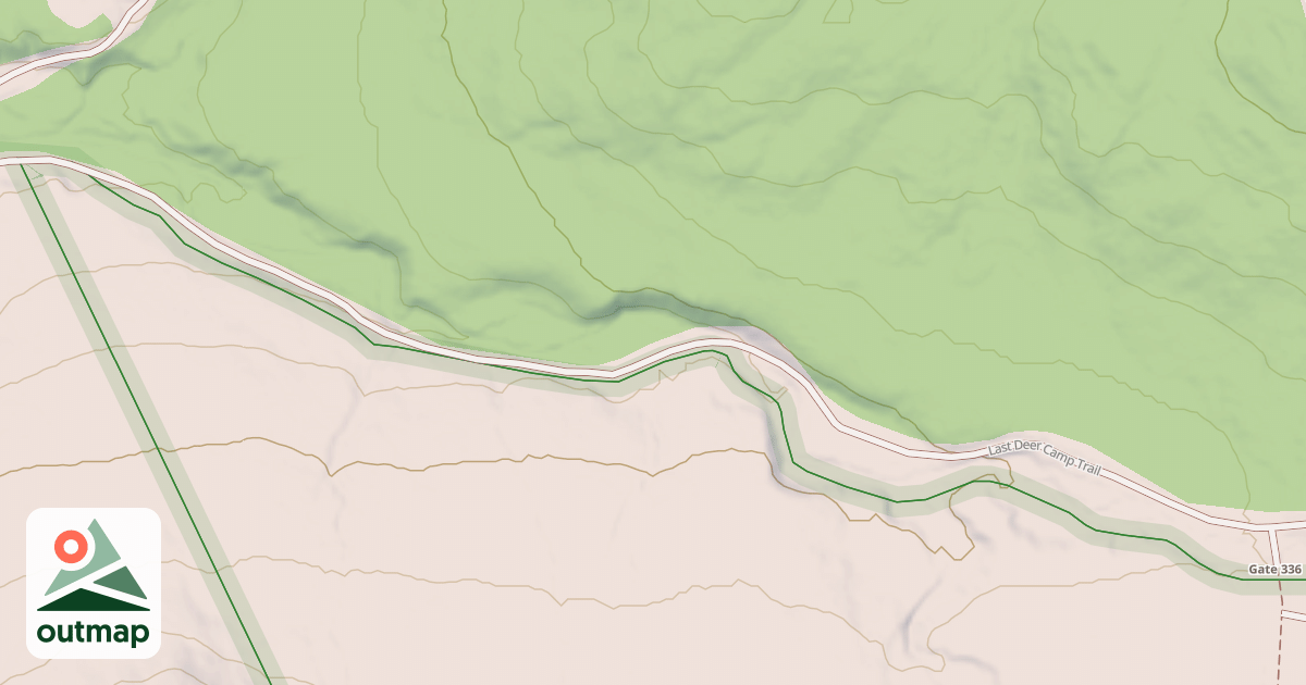 Map of Last Deer Camp Trail
