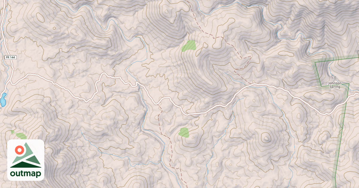 Map of JOHNSON SPRING