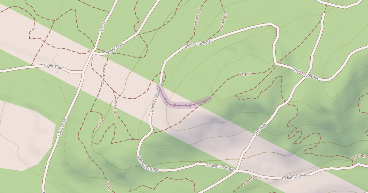 Map preview of Powerline A-Line