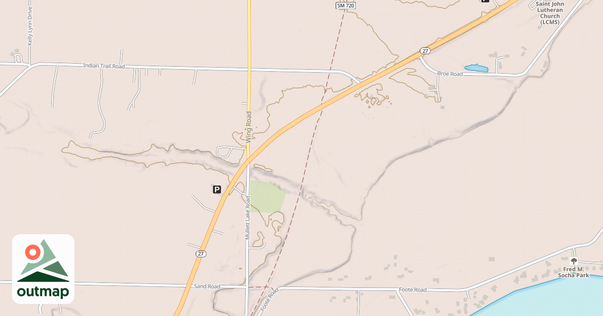 Map of North Central State Trail