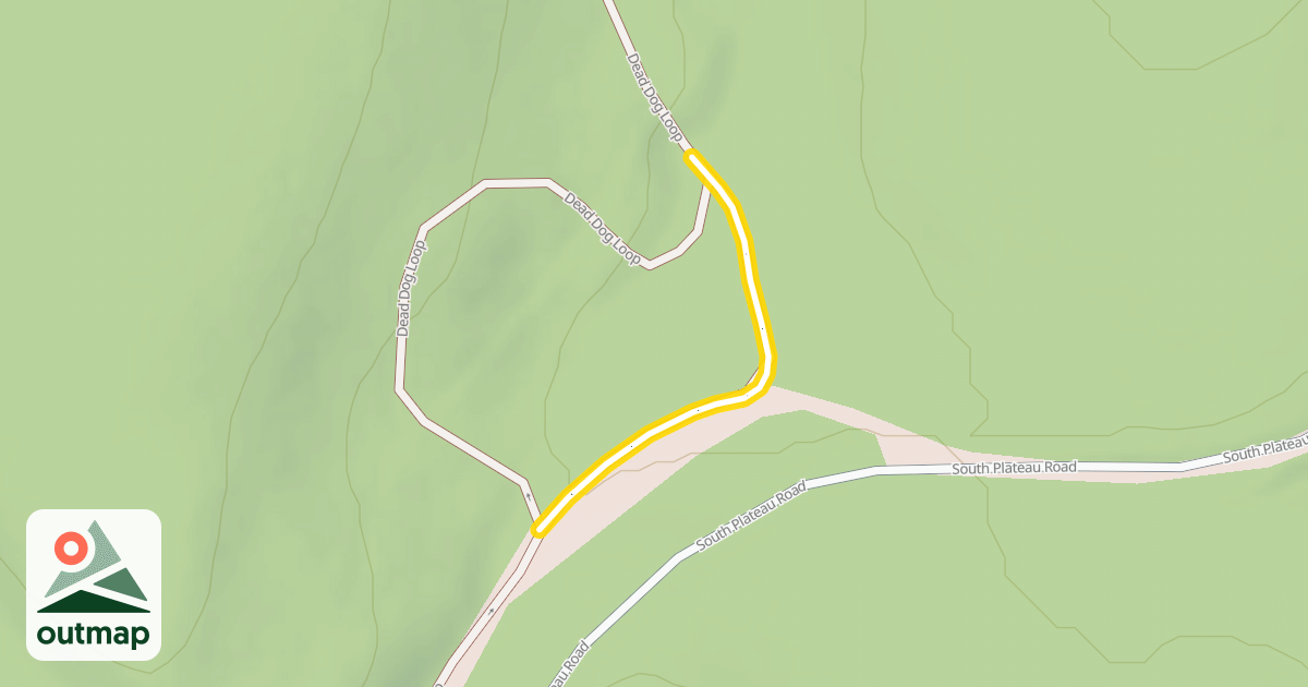 Map of Dead Dog South Cutoff