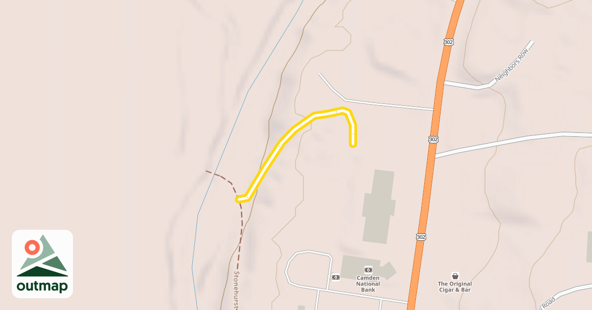 Map of Stonehurst Trail