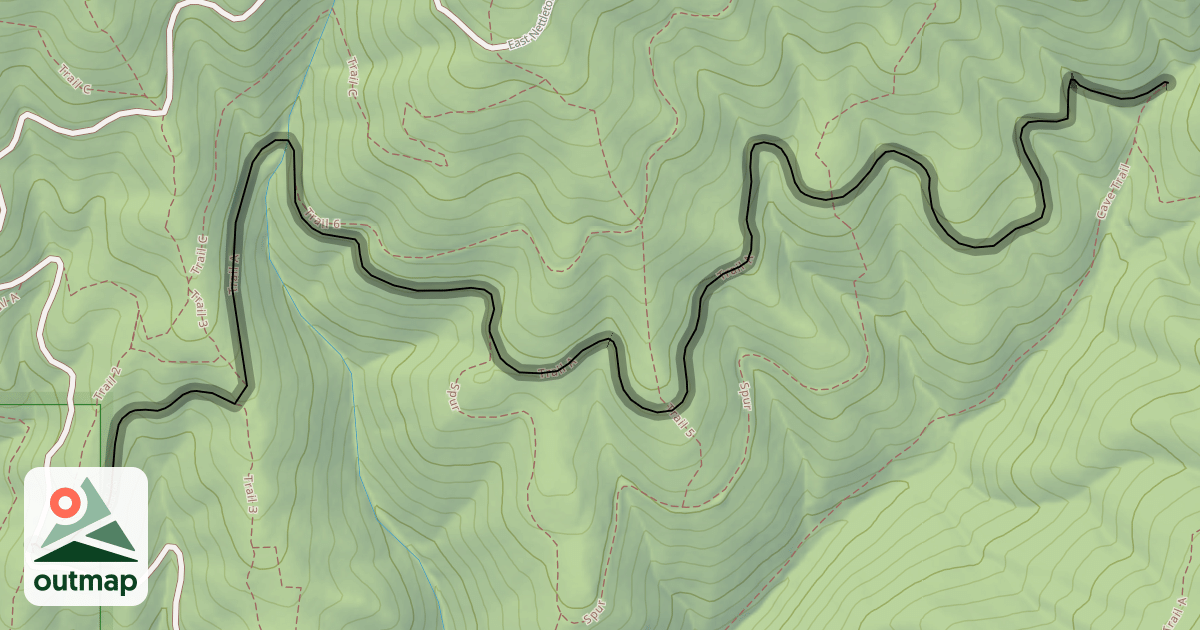 Map of Trail A